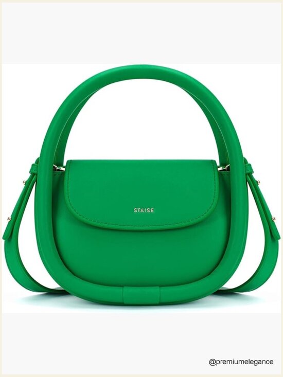 Handbags - Trendy Mini Crossbody Top Handle Bag Vegan Leather Purse